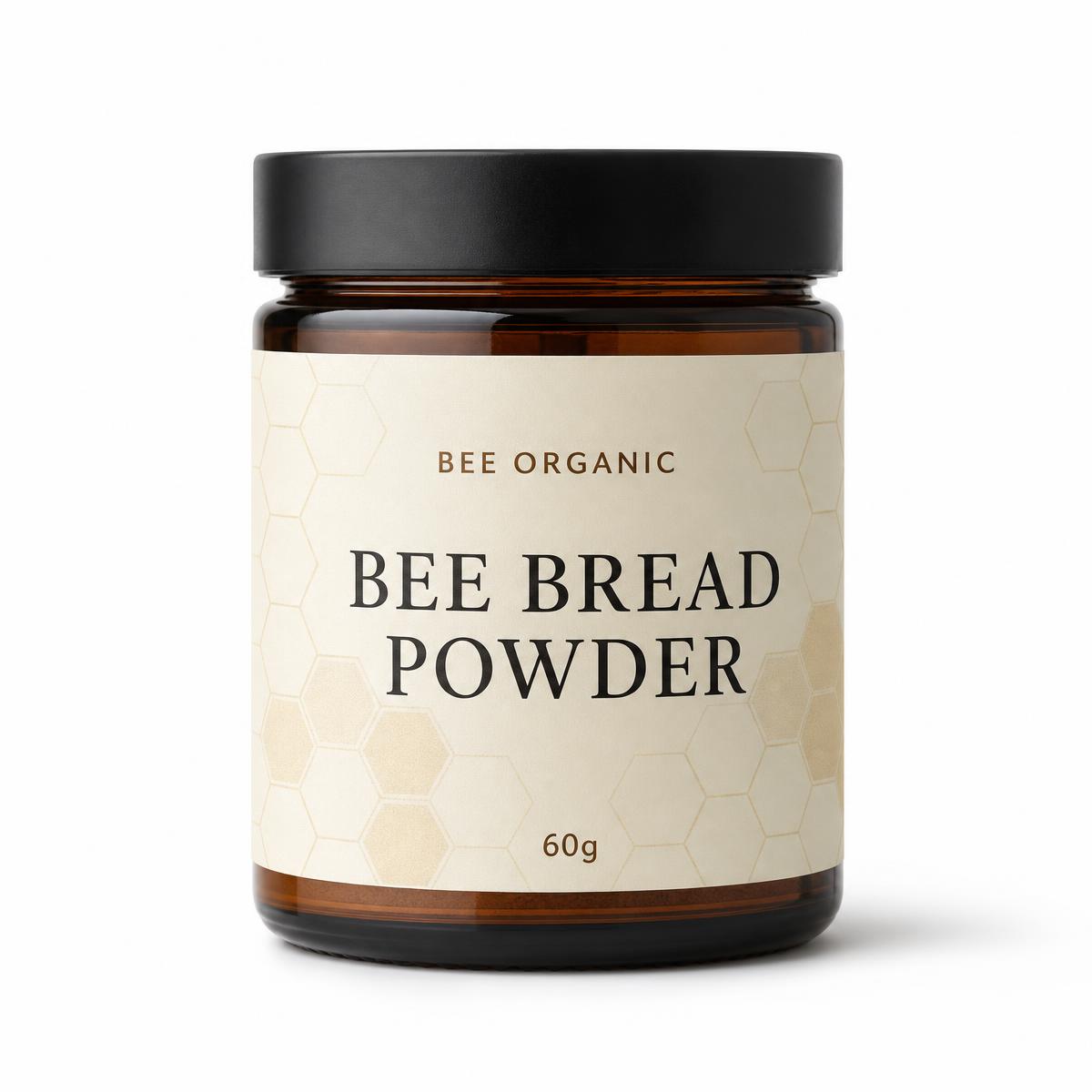 Bee Organic Bee Bread Powder jar